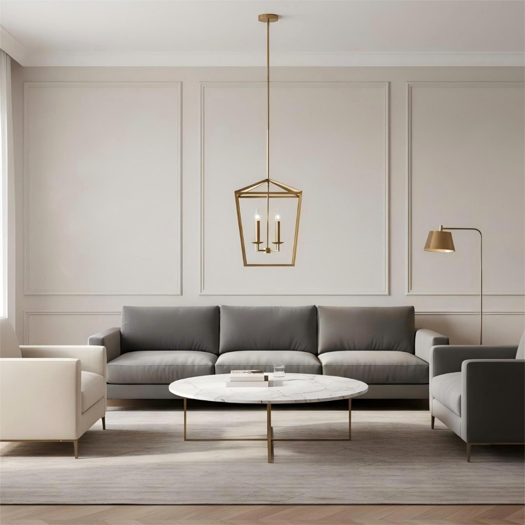 How to match brass lamps with decoration styles?